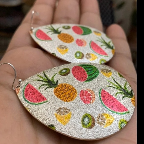 Fruit drop earrings - Picture 4 of 5